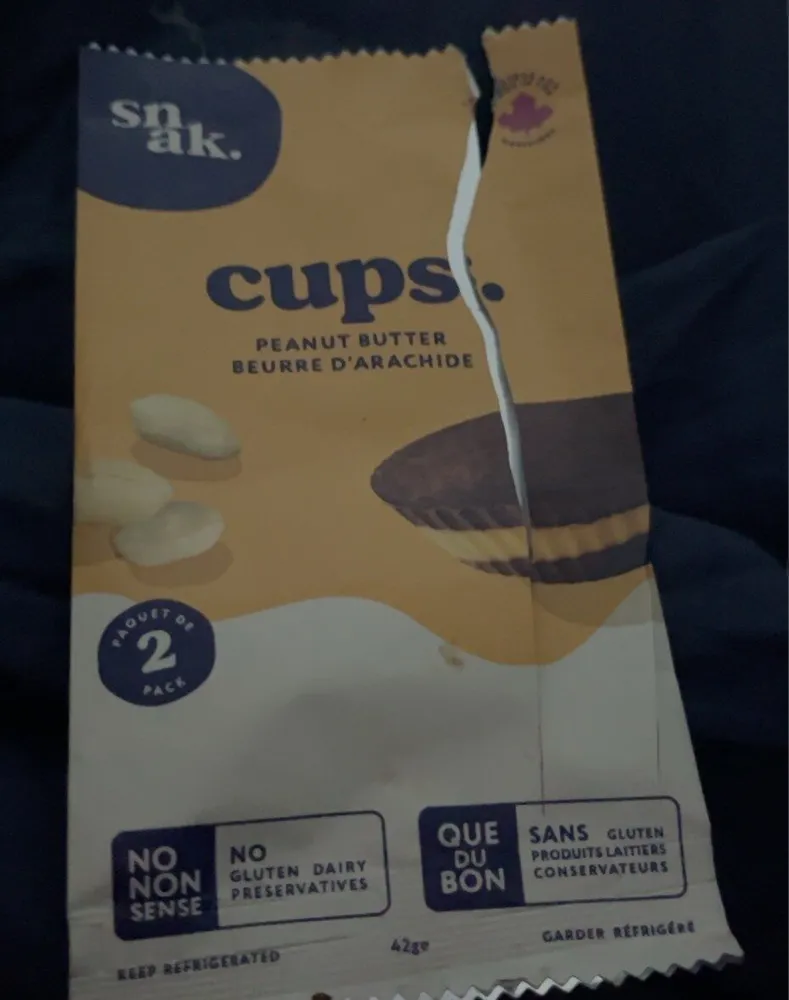 Snak peanut butter cups