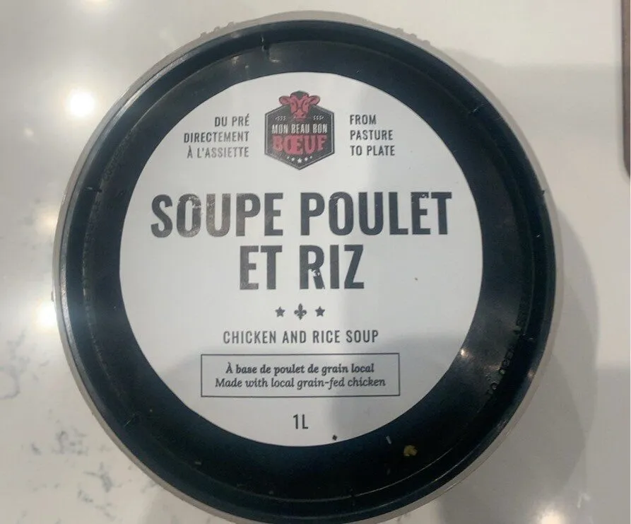 soupe poulet et riz