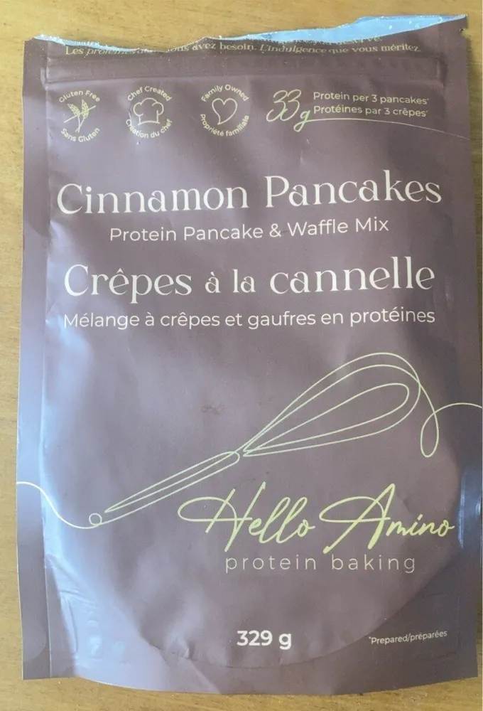 Cinnamon pancakes - Protein pancake & waffle mix
