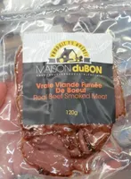Vraie viande de bœuf fumée