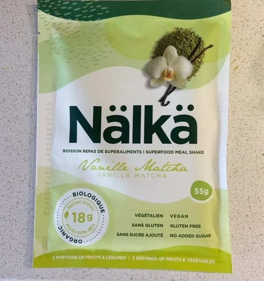 Boisson repas Vanille Matcha