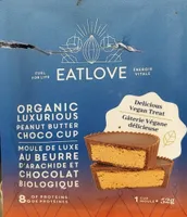 Moule de luxe au beurre d'arachide et chocolat biologique