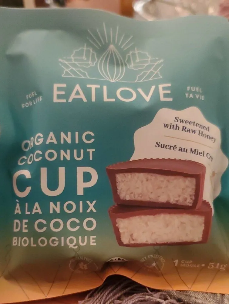 Cup à la noix de coco biologique