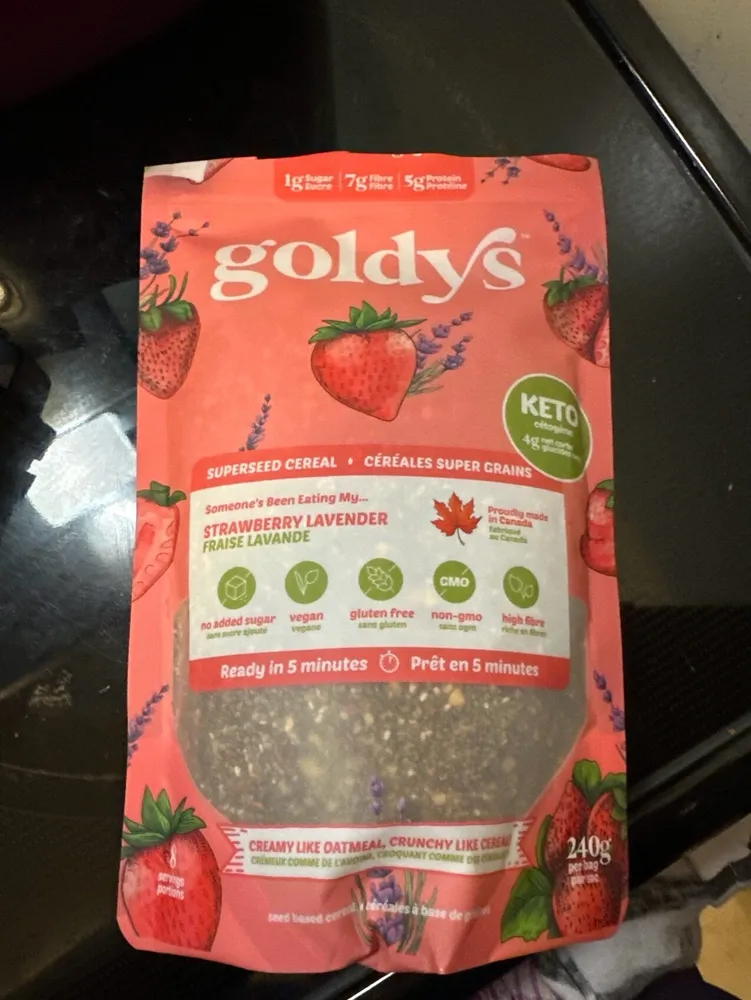 Strawberry Lavender Superseed Cereal