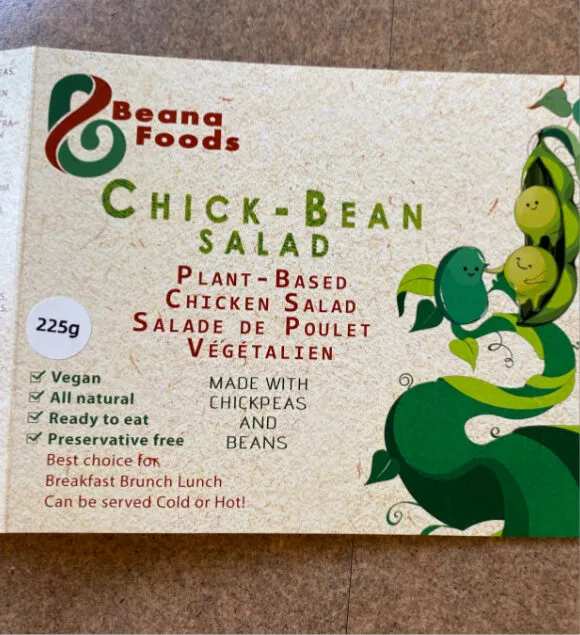 Chick-Bean Salad • Vegan-“chicken” Salad