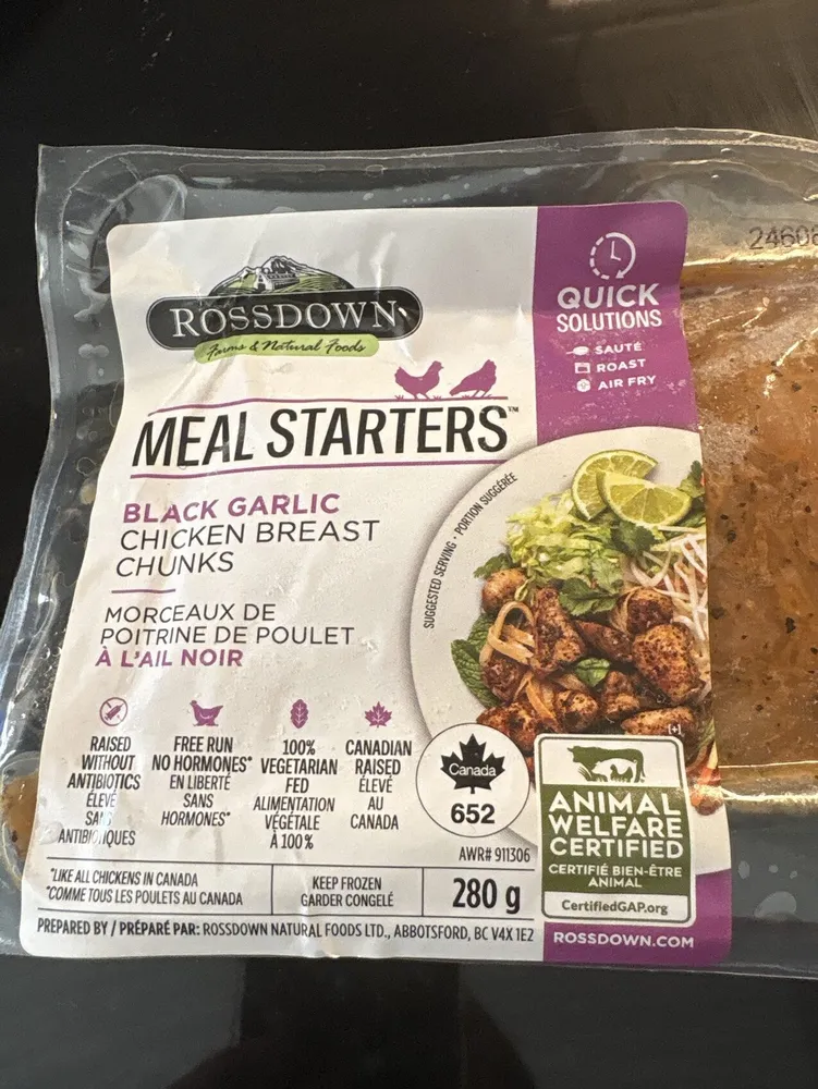 Black Garlic Chicken Breast Chunks