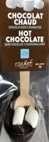 Chocolat chaud noir et guimauves