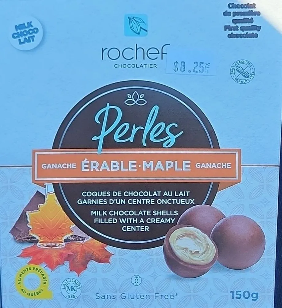 Perles  ganache érable