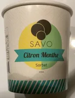 Sorbet citron menthe