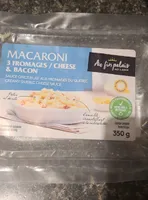 Macaronni 3 fromages  bacon