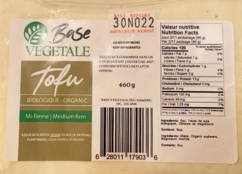 Tofu Biologique