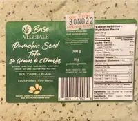 Pumpkin seed tofu