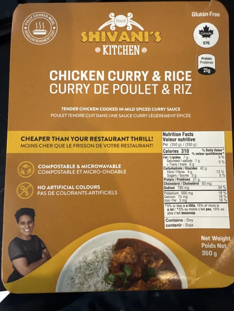 Chicken curry & rice
