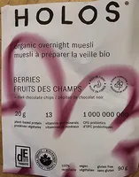 organic overnight muesli