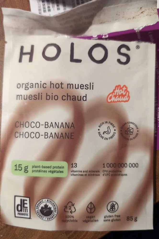 Organic Hot Muesli - Choco Banana