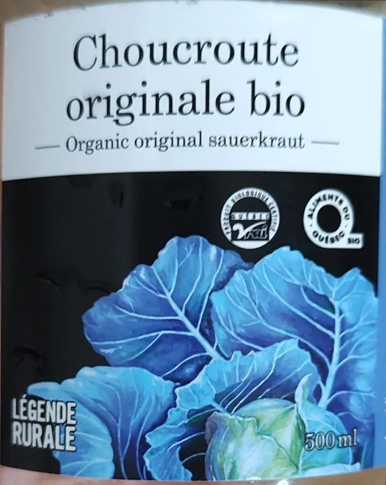 Choucroute originale bio