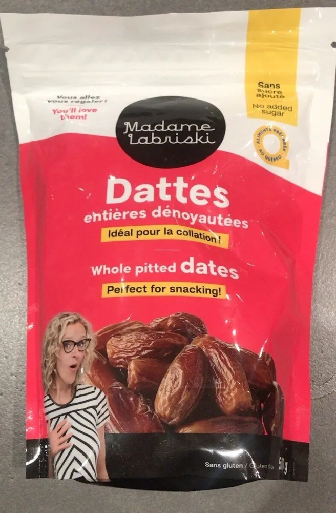 Dattes entières dénoyautées