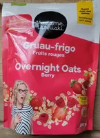 Gruau-frigo Fruits rouges / Overnight Oats Berry