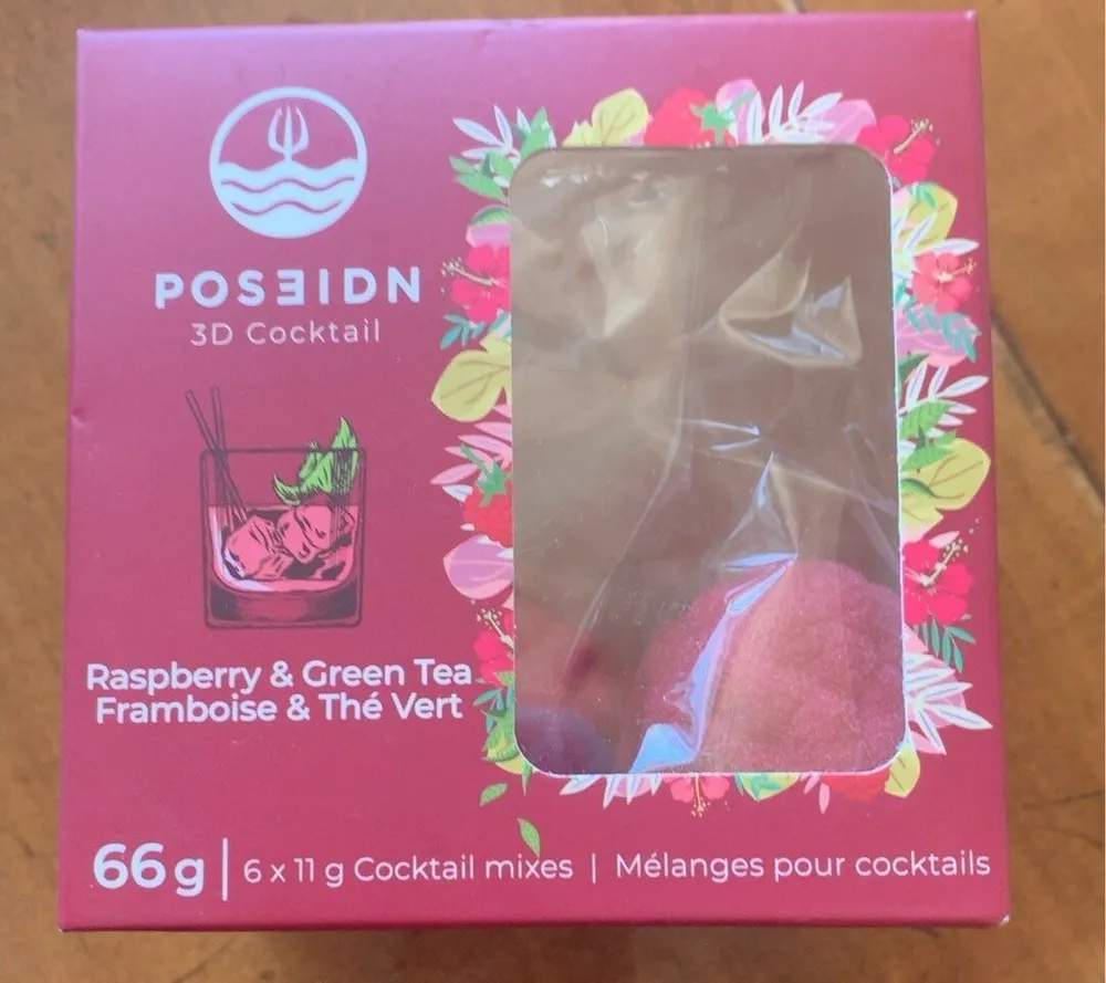 3D Cocktail Framboise & Thé vert
