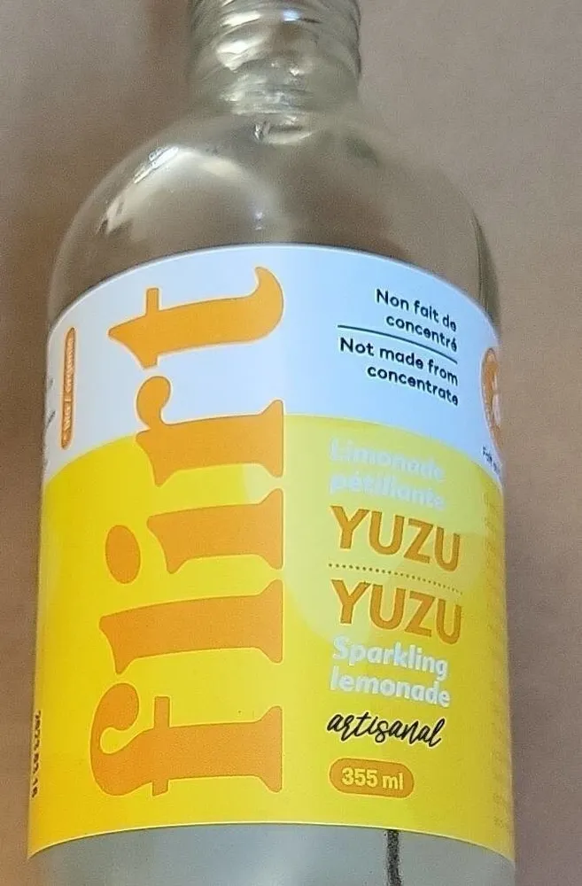 Limonade pétillante yuzu