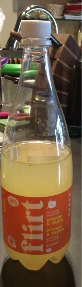 Limpnade pétillante orange et thym