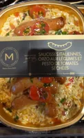 Saucisses italiennes orzo aux légumes