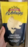 Lemon pepper seasoned coating mix