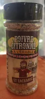 Poivre citronné à l'érable