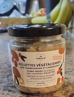 Rillettes végétaliennes aux champignons et canneberges