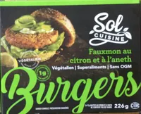 Burgers - fauxmon au citro et à l'aneth