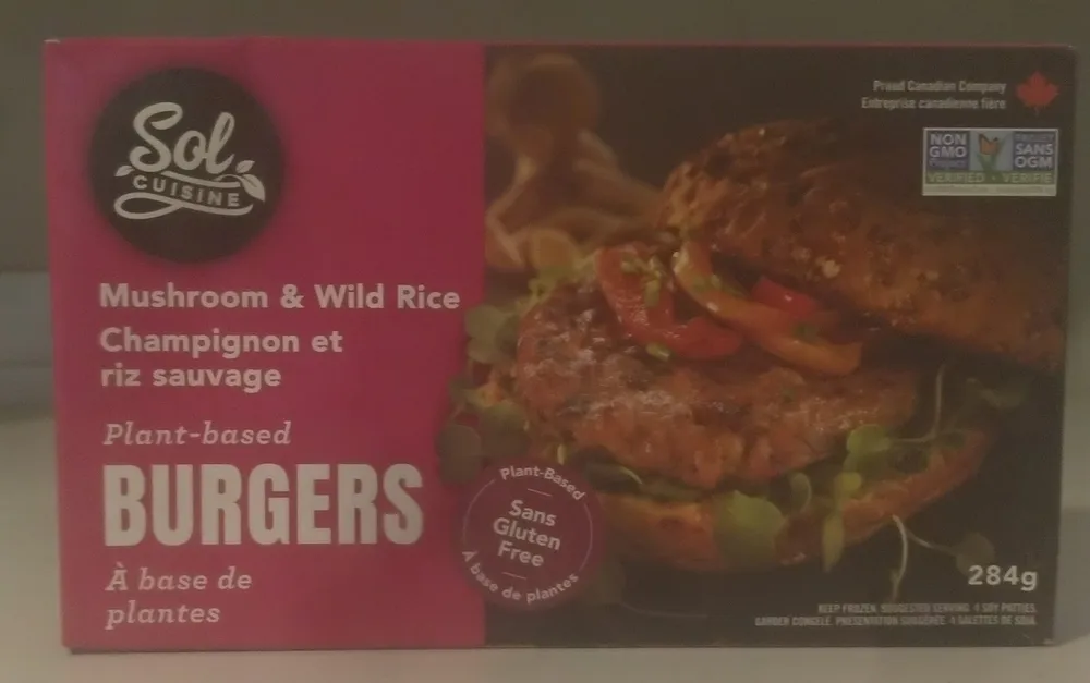 Mushroom Rice Burger