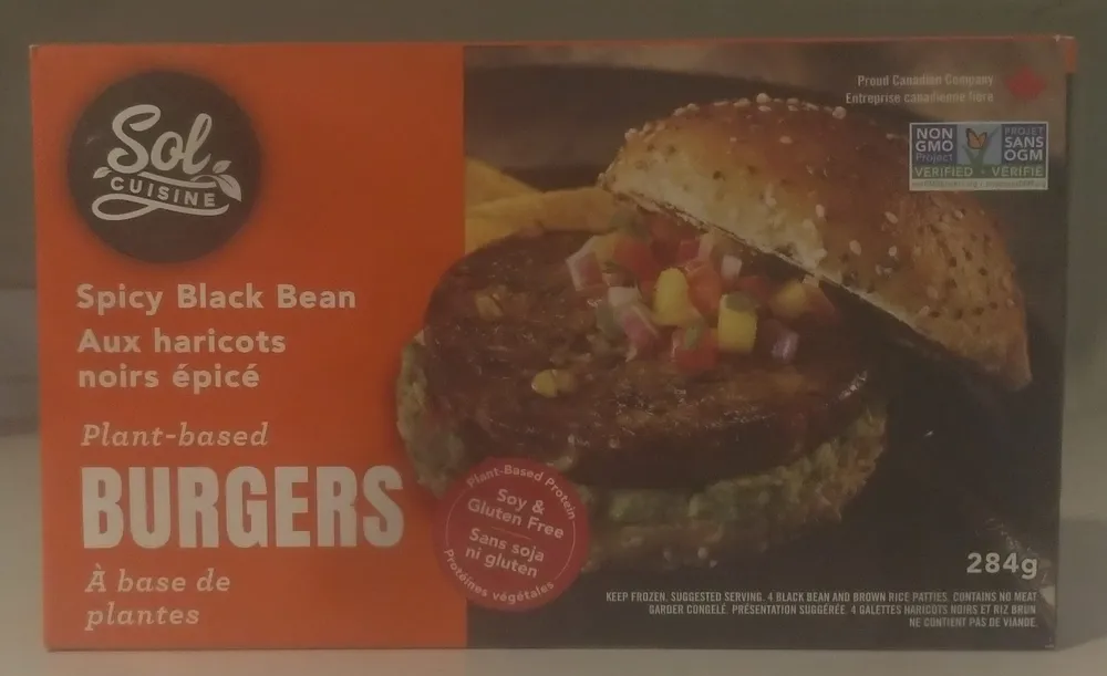 Spicy Black Bean Burger