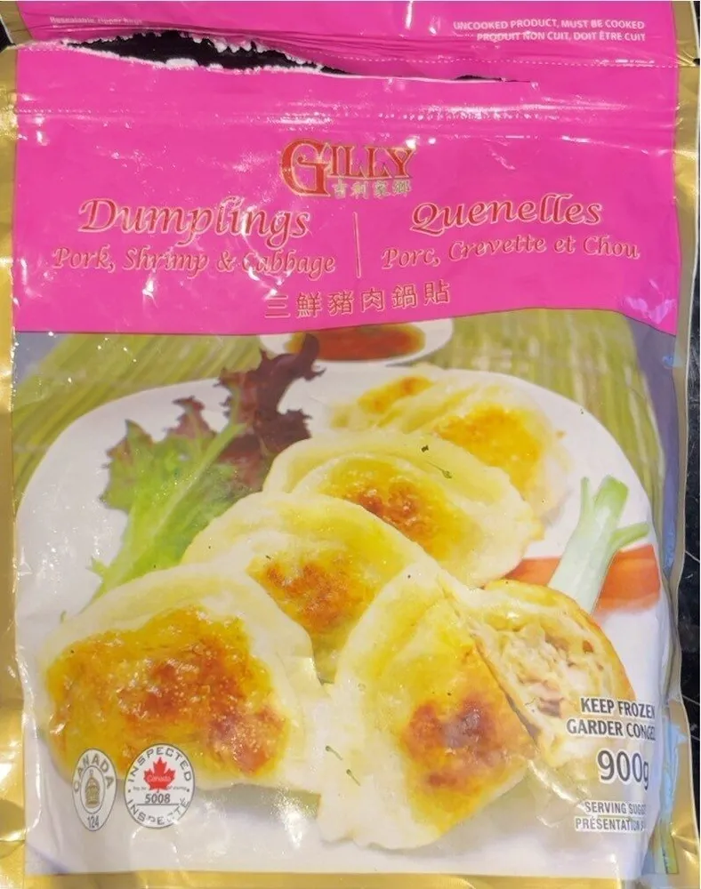 Dumplings porc crevette et choux