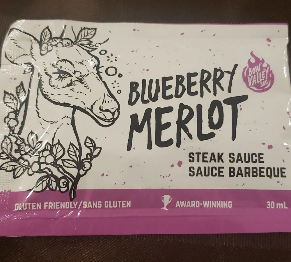 Blueberry melt steak sauce