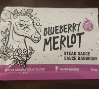 Blueberry melt steak sauce