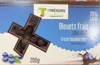 Bleuets frais chocolat noir