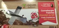 Canneberges fraîches chocolat au lait