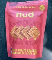 sweet potato crackers