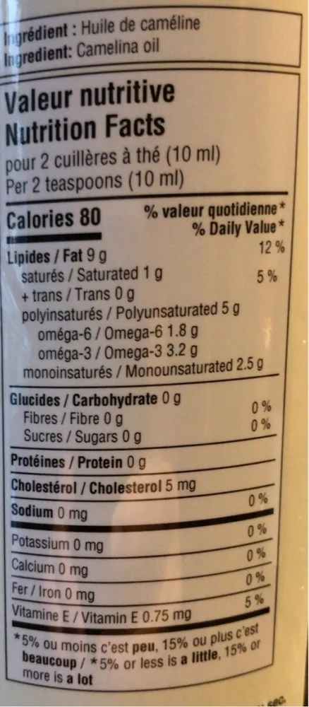 Camelina Oil