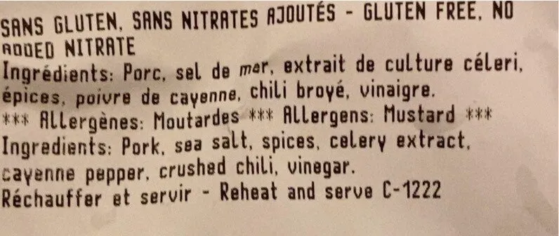 Saucisses Naturelles