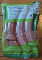 Saucisse Naturel miel et ail