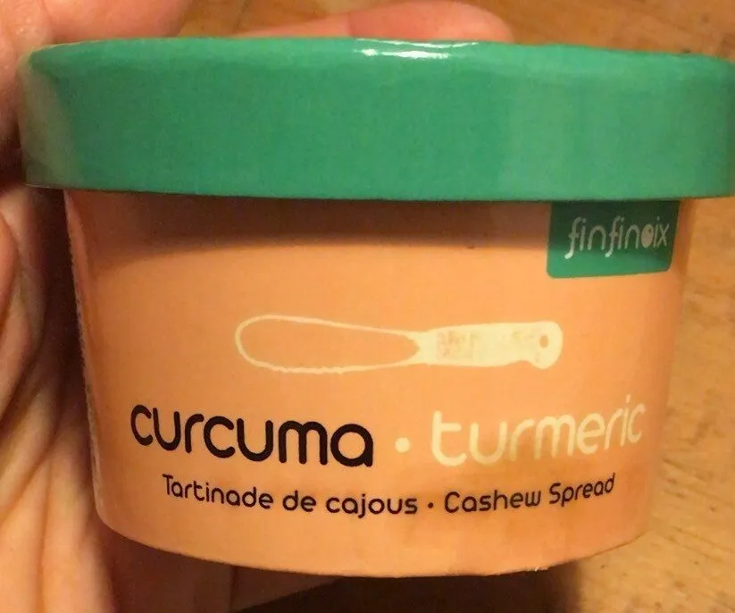 Tartinade de cajous curcuma
