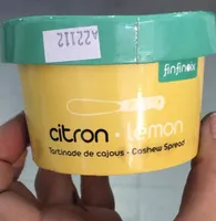 Tartinade de cajous citron