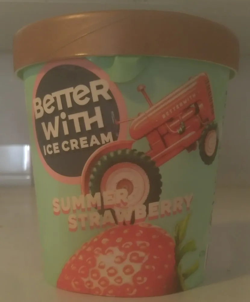 Summer Strawberry Ice Cream