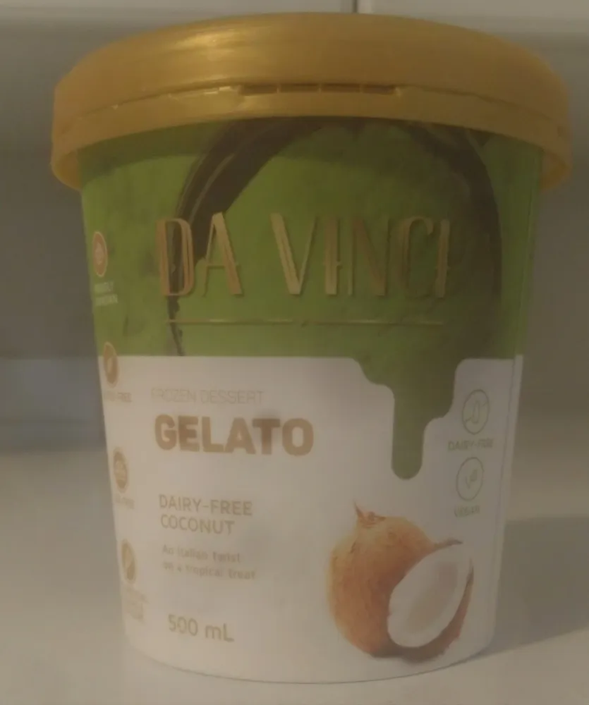 Dairy-Free Coconut Frozen Dessert Gelato