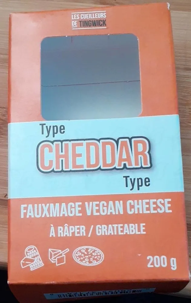 TYPE CHEDDAR FAUXMAGE VEGAN CHEESE