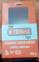 TYPE CHEDDAR FAUXMAGE VEGAN CHEESE