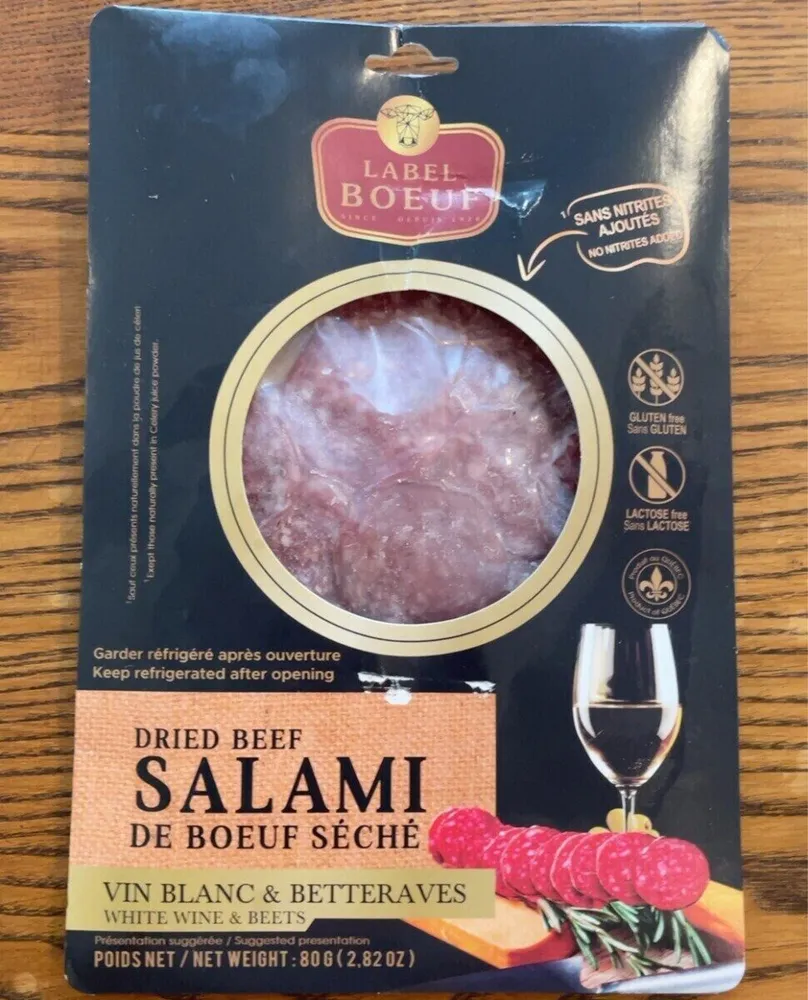 Salami de boeuf séché
