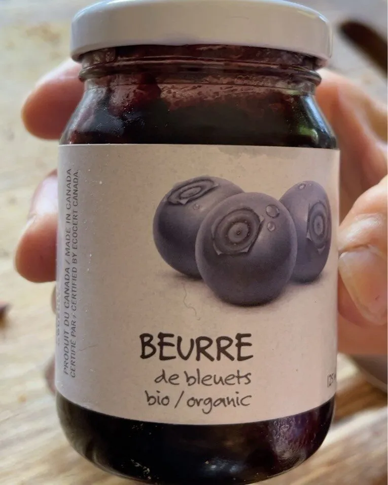 Beurre de bleuet