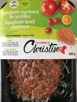 Spaghetti marinara de lentilles